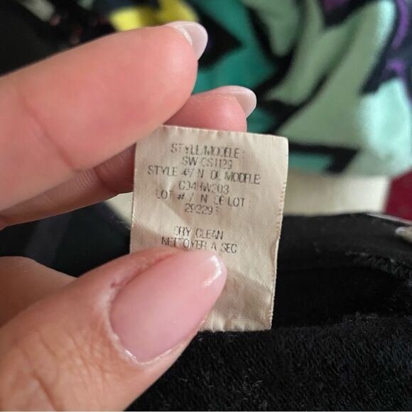 Helmut Lang Cocoon Cotton-Blend Black Legging- Size Small - Picture 13 of 14